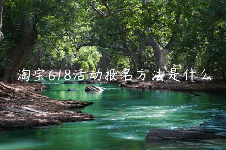 淘寶618活動報名方法是什么